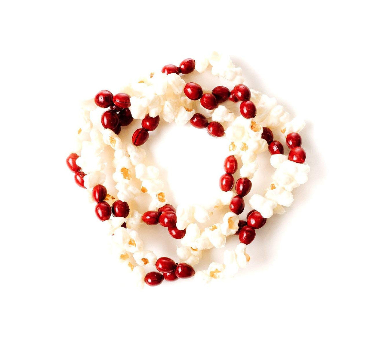 Popcorn and Cranberry Plastic Garland