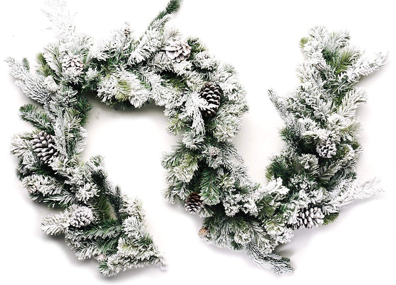 Frosted Forest Pine Garland 6 Feet