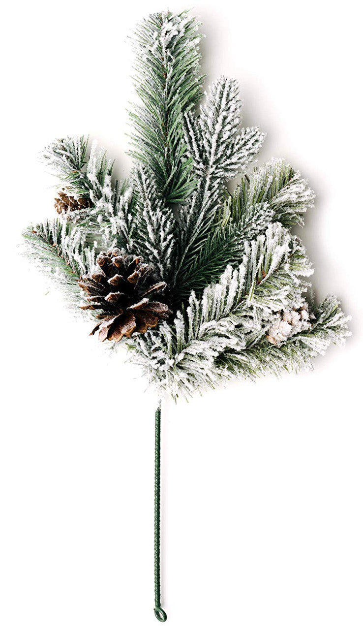 Frosted Forest Pine Pick Set of 6